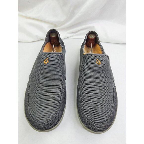 Olukai Nohea Mesh Mens Size 11 Brown Slip On Embroidered Logo Comfort Sneakers main image 14